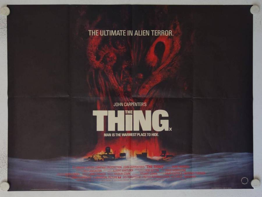 Das Ding aus einer anderen Welt originales British Quad Filmplakat